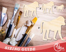 Unfinished Wood Baboon Shape | DIY Animal Craft Cutout | Up to 36"