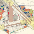 Vintage Map of Donaldson Air Force Base, 1952