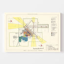 Vintage Map of George Air Force Base, 1952
