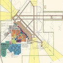 Vintage Map of George Air Force Base, 1952