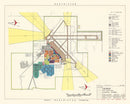 Vintage Map of George Air Force Base, 1952