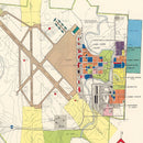 Vintage Map of Sewart Air Force Base, 1952