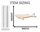 Unfinished Wood Blue Whale Shape - Ocean - Craft - up to 46" DIY