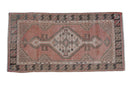 2.5x5 Vintage Distressed Oushak Rug Runner