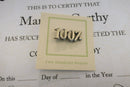100% Lapel Pin