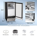 100LBS/200LBS/265LBS  Freestanding Commercial Ice Maker Z5845A