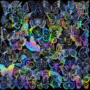 100pcs Butterfly Holographic Stickers – Waterproof Vinyl Set