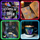 100pcs Butterfly Holographic Stickers – Waterproof Vinyl Set