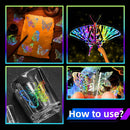 100pcs Butterfly Holographic Stickers – Waterproof Vinyl Set