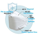[100PCS] KN Flax KF94 Mask Made in Korea | FDA Registered