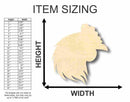 Unfinished Wood Chicken Shape - Farm Animal - Craft - up to 46" DIY