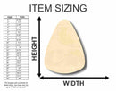 Unfinished Wood Candy Corn Shape - Halloween - Craft - up to 46" DIY