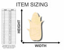 Unfinished Wood Corn Shape - Fall - Kitchen - Food - Craft - up to 46" DIY