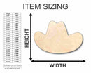 Unfinished Wood Cowboy Hat Shape - Western - Craft - up to 46" DIY