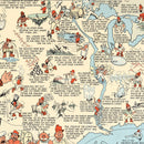 Vintage Map of United States 1935