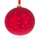 Cozy Bear Family Glass Ball Christmas Ornament 4 Inches