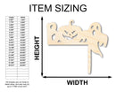 Unfinished Wood Boo Cornerpiece Shape - Craft - up to 46"