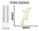 Unfinished Wood Cat and Bat Shape | Halloween | Craft Cutout | up to 46" DIY