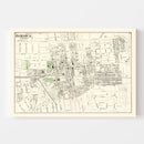 Vintage Map of Jamaica Queens, New York 1873