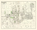 Vintage Map of Jamaica Queens, New York 1873