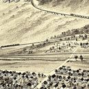 Vintage Map of Peckville, Pennsylvania 1892