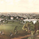 Vintage Map of Worcester, Massachusetts 1864