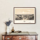 Vintage Map of Lynn, Massachusetts 1856
