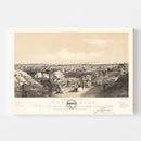 Vintage Map of Lynn, Massachusetts 1856