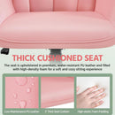 Pink Ergonomic Office Chair With Adjustable Height