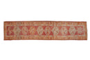 2.5x12 Vintage Distressed Kurd Rug Runner