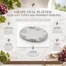 Grape Oval Platter