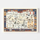 Vintage Map of Birmingham, Alabama 1938