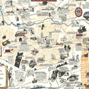 Vintage Map of Birmingham, Alabama 1938