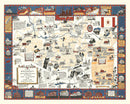 Vintage Map of Birmingham, Alabama 1938