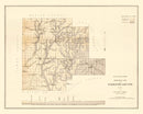 Vintage Map of Fayette County, Alabama 1878