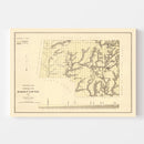 Vintage Map of Marion County, Alabama 1878