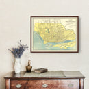 Vintage Map of Mobile, Alabama 1907