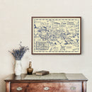 Vintage Map of Washington State University, 1946