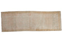 3.5x9.5 Vintage Distressed Oushak Rug Runner