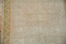 3.5x9.5 Vintage Distressed Oushak Rug Runner