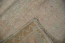 3.5x9.5 Vintage Distressed Oushak Rug Runner