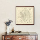 Vintage Map of North Yakima, Washington 1908