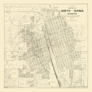 Vintage Map of North Yakima, Washington 1908