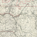 Vintage Map of Mt. Baker National Forest 1931