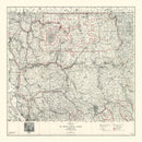 Vintage Map of Mt. Baker National Forest 1931