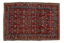 4x5.5 Vintage Kurdish Hamadan Rug