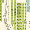Vintage Map of Malden, Washington 1910