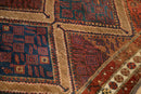 4x6.5 Antique Fine Hamadan Rug