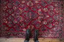3.5x5 Vintage Fine German Sarouk Rug