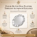 Fleur-De-Lis Oval Platter